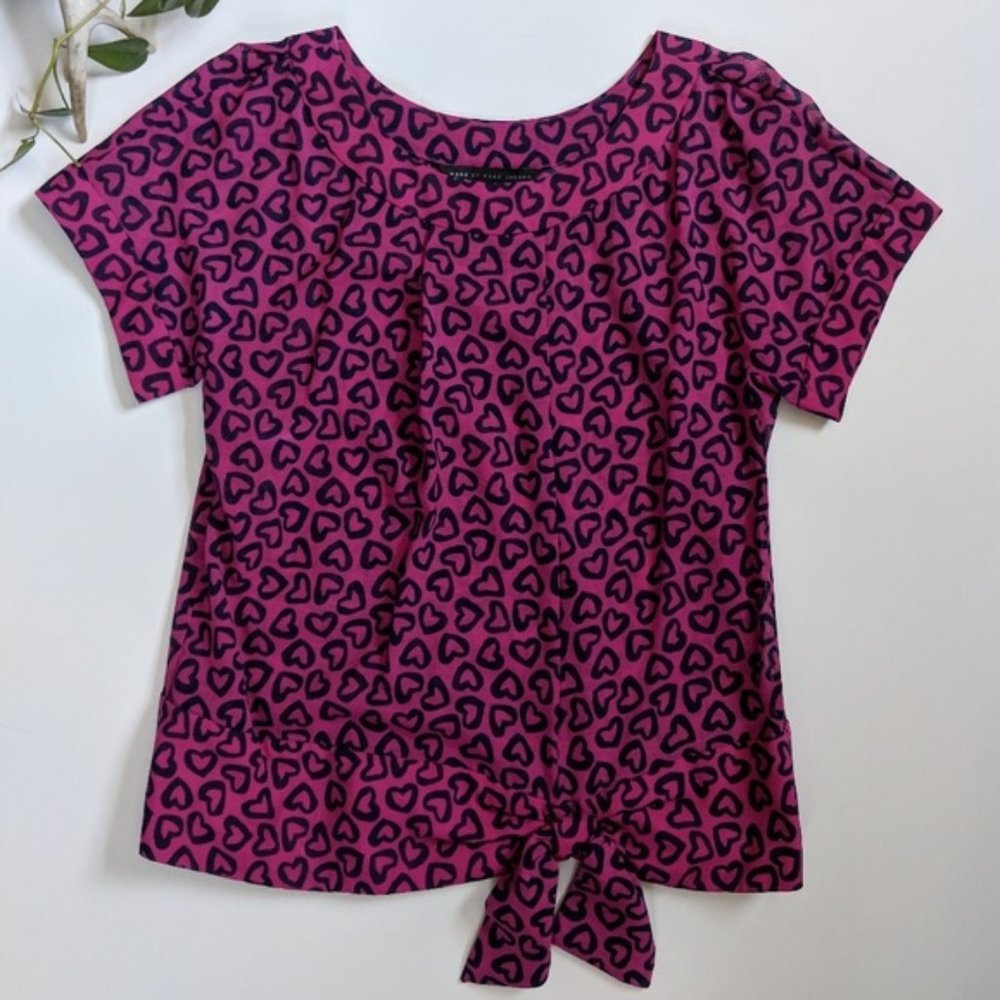 MARC by MARC JACOBS NWOT Bow Heart Blouse
